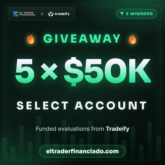ElTraderFinan's tweet photo. 🔥 SORTEO 🔥

5 × Select 50K de @Tradeify

1️⃣ Sigue a @ElTraderFinan y @Tradeify
2️⃣ 🔁 + ❤️
3️⃣ Menciona a un amigo/trader
4️⃣ Registra tu usuario de X en https://t.co/6boCzWGKXb

Cierra el 02/09/26 🍀 https://t.co/Vidf9HItM7