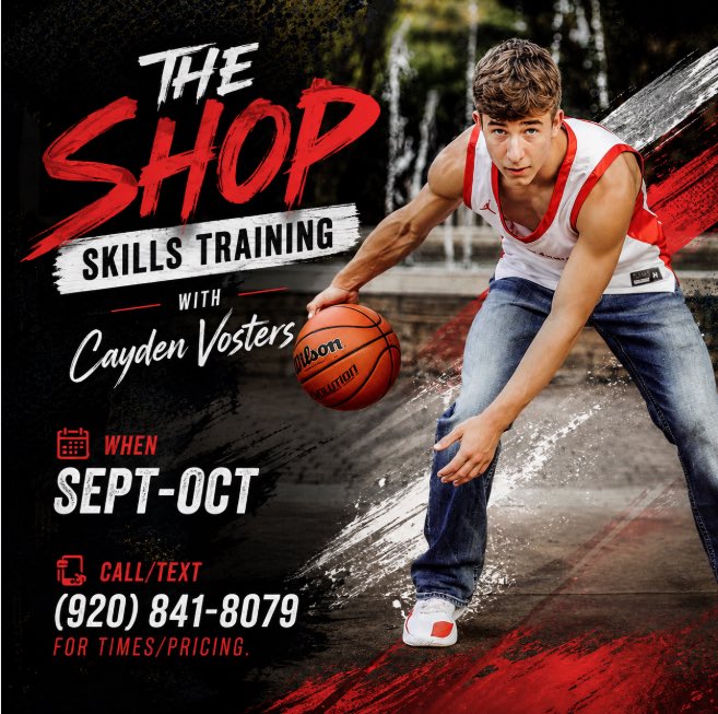 Caydenv12's tweet photo. Thank you to all the parents and players that worked with me this summer. Due to overwhelming support I’ve opened up times in Sept and Oct. call/text me for details. Thanks again! #getbetter #theshop #grind https://t.co/XBXAT0dYfU