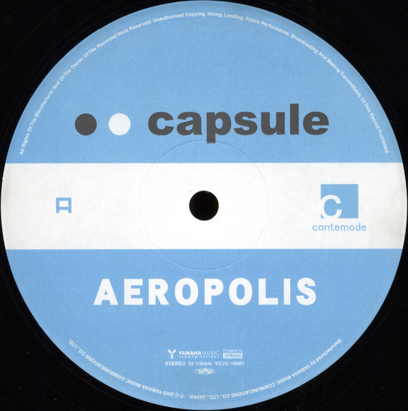 pitcher56fan's tweet photo. Capsule – Aeropolis ♩2005 
featuring 空飛ぶ都市計画, lounge designers killer and twinkle twinkle poppp! ʕ๑'ㅅ'๑ʔ‧˚ https://t.co/U8PjjWnWZ4