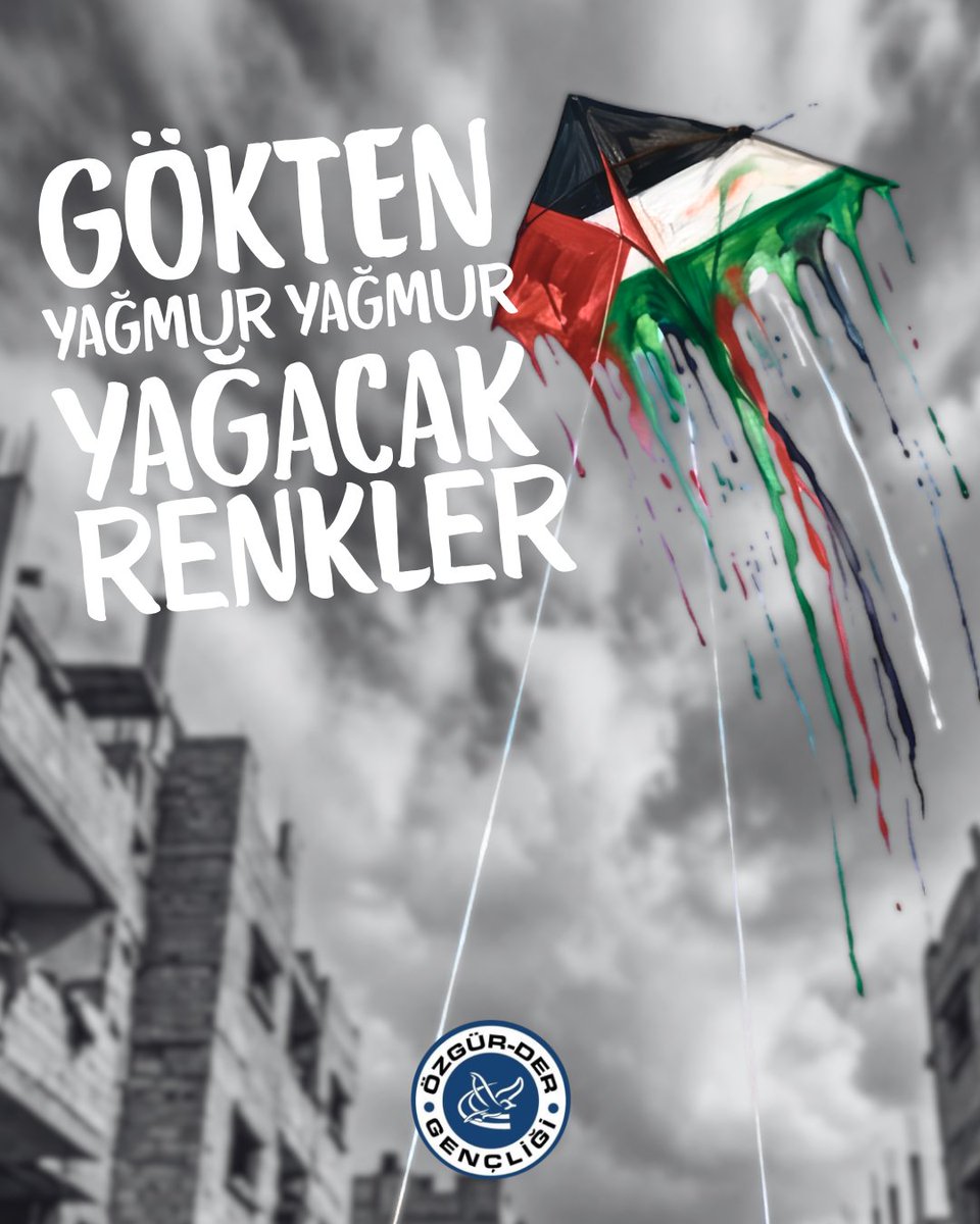 gencozgurder's tweet photo. GAZZELİ ÇOCUKLARIN UÇURTMALARI siyonist KORKAKLIĞI BİR KEZ DAHA GÜN YÜZÜNE ÇIKARTTI!

Zulümle karartılan göklerimizde bulutlar elbet dağılacak ve kardan aydınlık bir sabahta renk renk uçuşacak umutlarımız uçurtmalarımızın kuyruklarında. https://t.co/s9xneAeCbC