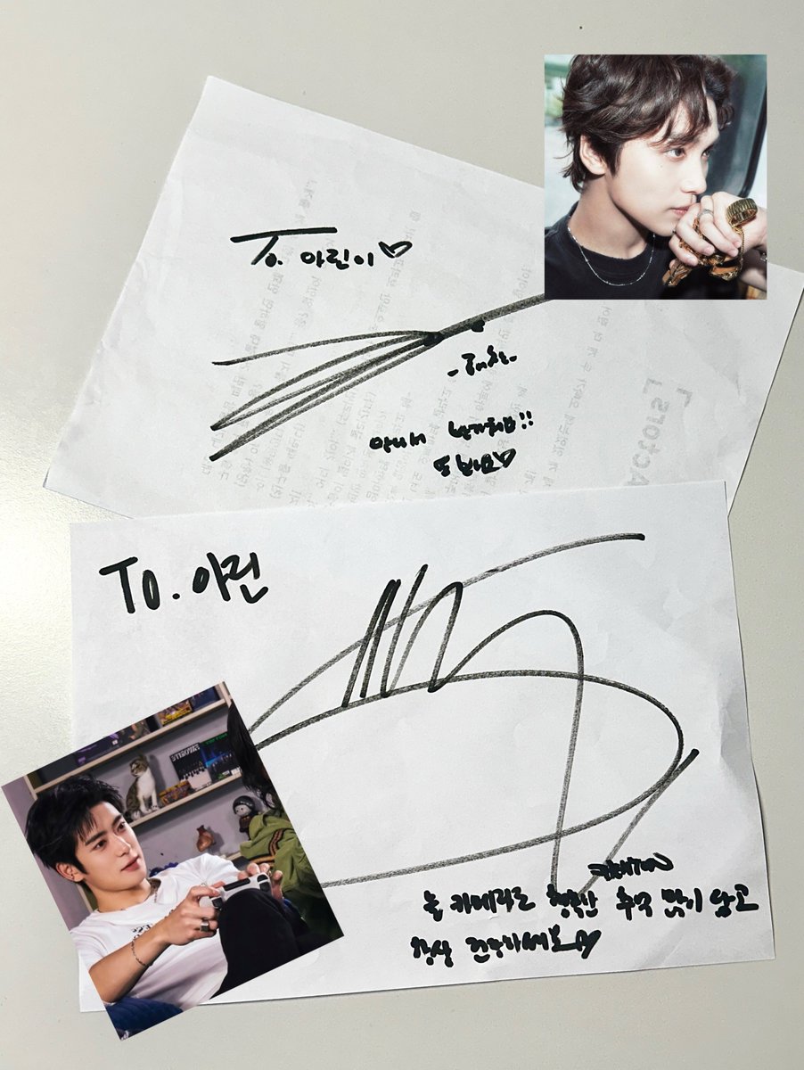haecc606's tweet photo. 헐 그 블링이 뮤비 나온 아역배우 아린이 사인 받은 거 올라왔어 🥺🥺🥺 https://t.co/H8hLJoe0Hp