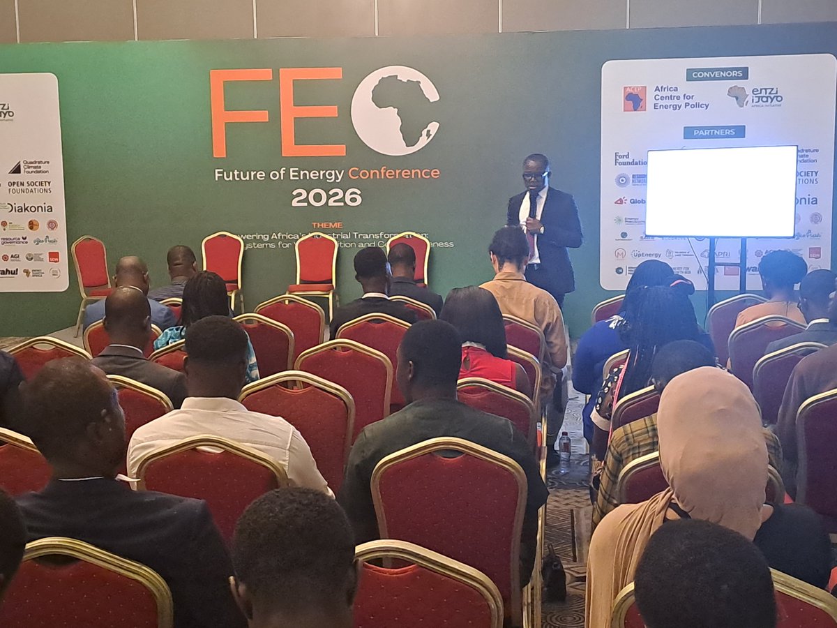 tgikoli7's tweet photo. @nafiquarshie @daoudaamad @lucain @angela @benboakye @AcepPower @_AfricanUnion @patrickkwabena @DareOgunmowo @FordFoundation @UNECA @NRGInstitute's side event on 'Powering Africa's value addition' with the Ghana Country Manager @patrickkwabena sets context of alumina refining as the missing middle between Ghana's existing bauxite mining and aluminium smelting #FEC2026 https://t.co/7ExfqYvpKp