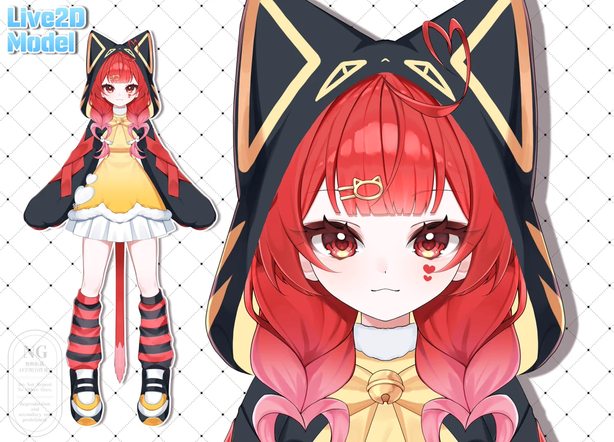 챠가 Live2D Commission on X: 