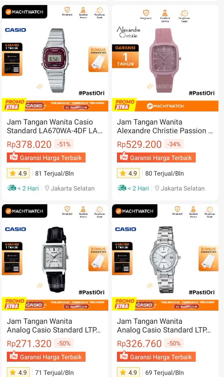 belanjamurahhmt's tweet photo. cakepp banget jam tangan dari toko Casio inii, harga sesuai kualitas yaaa, bener² awet wettttt😍💗 https://t.co/XfTiqLZrMQ