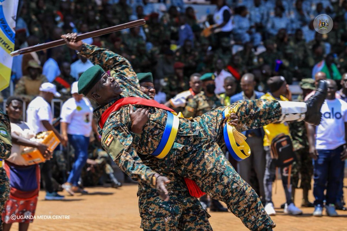 UgandaMediaCent's tweet photo. Creativity and Tradition Take Centre Stage at Inter-Forces Event

Traditional, individual, and team drill routines were showcased with remarkable precision and unity, captivating attendees and judges alike | #CDFInterForcesDrillComp26 https://t.co/8kSvK376f3