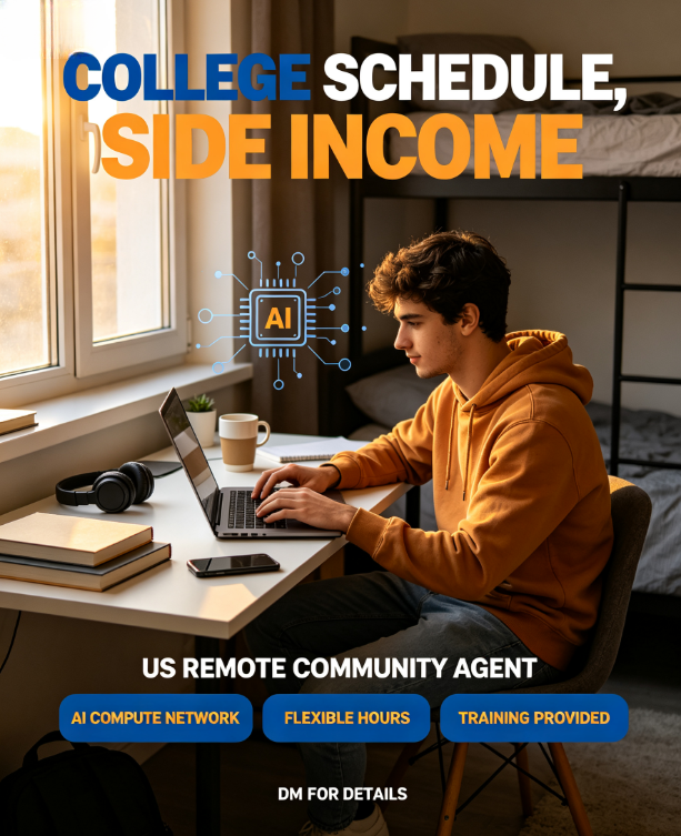 ArielleNicv2's tweet photo. DM "COMPUTE" to get started.Your couch is about to become your office ποΈWe're hiring US-only remote community agents for AI compute https://t.co/258QfYymsw tech degree, no commute, no boring https://t.co/JnsbiuGXyU grow our network and earn from home.
#SideHustleUS #WorkFromHome https://t.co/nL9L3cPiPG