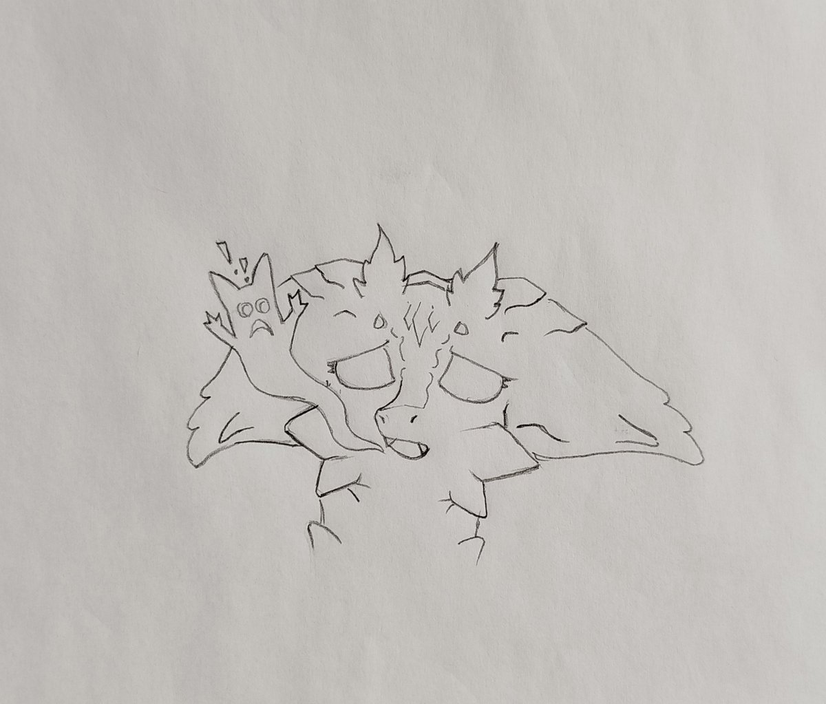 Lupo6542's tweet photo. Day 186 making Smolder sketch until @LeagueOfLegends release Spring Petals Smolder skin on PC. 

I told him he wasn't ready for horror movies, but he won't listen- 😰

#Smolder https://t.co/GNCWbdf5e2