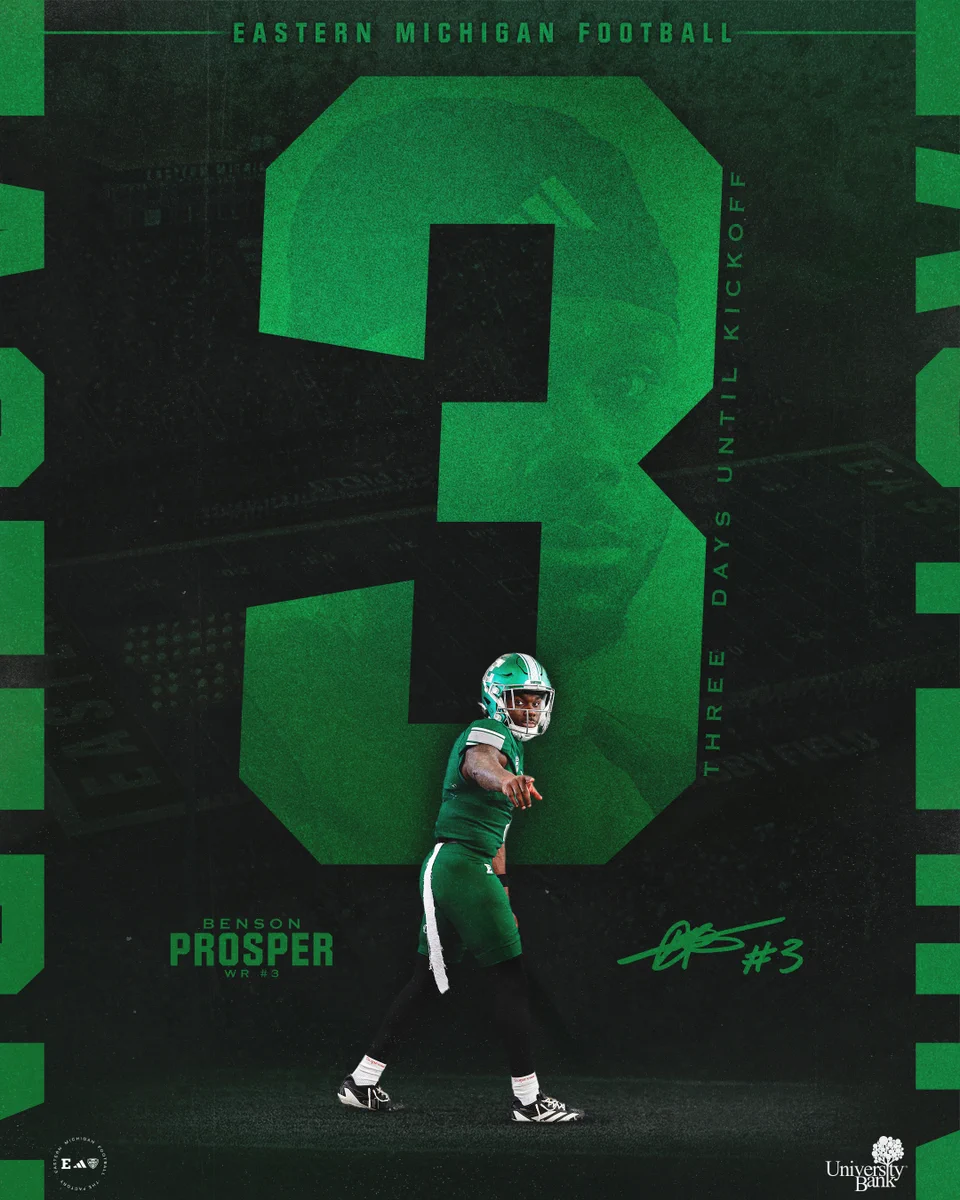 Three days until kickoff