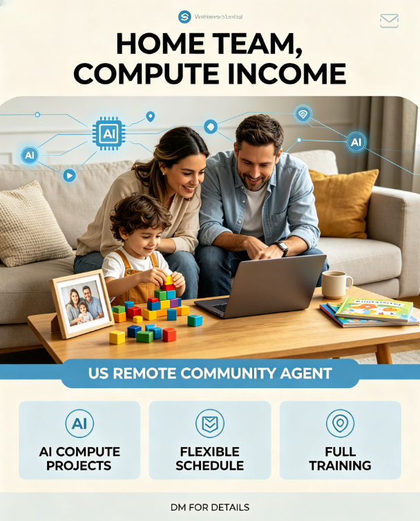 AlisonTededky9's tweet photo. AI compute needs people. You need extra cash. Match made in heaven 💰
US-only remote community agent roles open now.
Work from home, set your own hours. No experience needed.
DM for details.
#USRemoteWork #AISideHustle https://t.co/r1E6gRGNpE