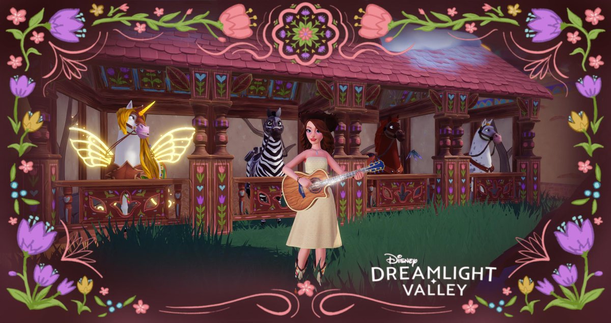 Eveaxia's tweet photo. My "Postcard Summer" Entry. Finally get to do something with my horses :)

#DisneyDreamlightValley #DDLVCommunity #DisneyDLV #Dreamsnaps https://t.co/YWRThvF9e6