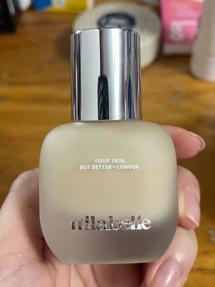 yiimissu's tweet photo. #ส่งต่อ รองพื้น milabelle เบอร์ B10(light) ใช้ไปสองรอบ ส่งต่อ 150 (ค่าส่ง30) บาท สภาพขวดตามรูปเลยน้า

#ส่งต่อเครื่องสำอาง #ส่งต่อเครื่องสำอางค์ #ส่งต่อสกินแคร์ #ส่งต่อคสอ https://t.co/5YIxVzb7lF