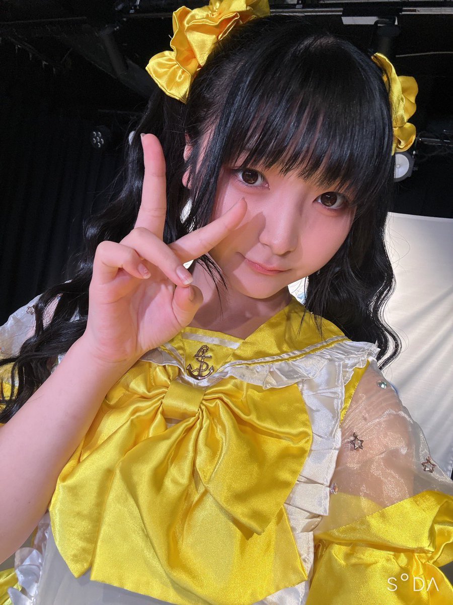 ccc4_rei's tweet photo. はるかさんの衣装きたよー！💛 https://t.co/QCUv1XVLU2