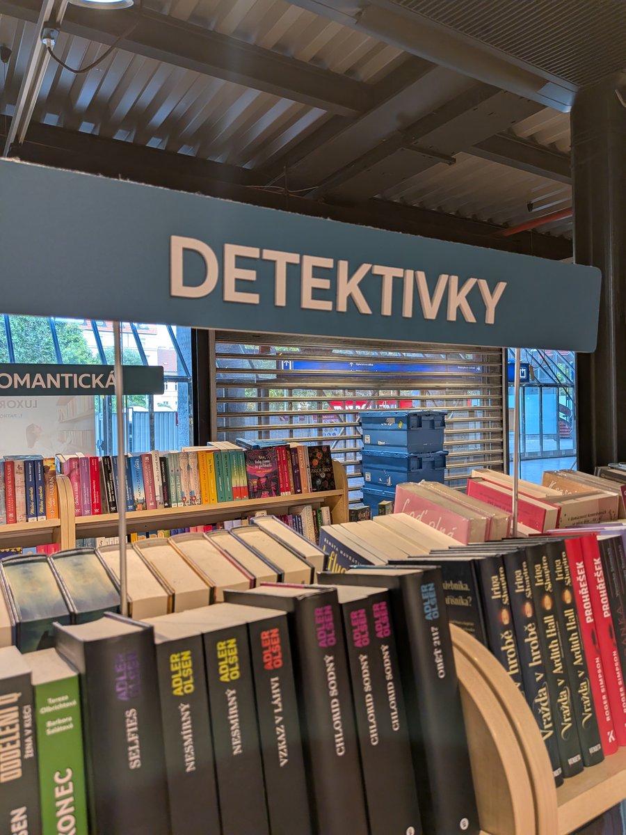 guywalters's tweet photo. My Czech language classes are going so well, I can now even understand Czech book genres. https://t.co/nHHiHSdkh7