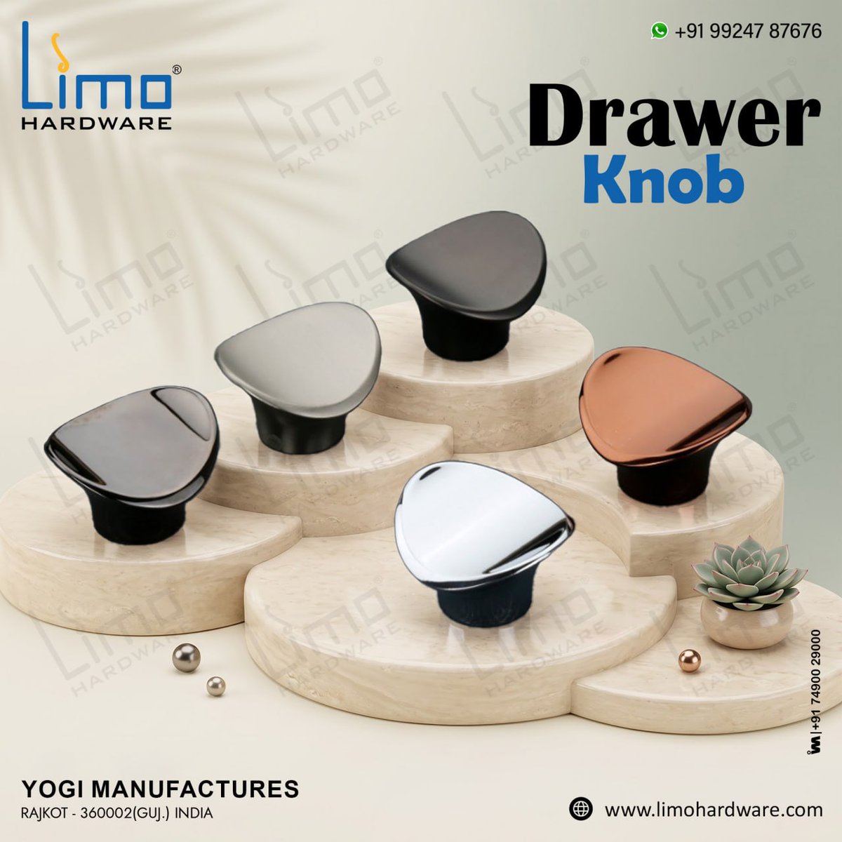 ibais_hardware's tweet photo. YOGI MANUFACTURES | Rajkot π’
DRAWER KNOB
Mr. Amit Patel - +91 99247 87676
Customer Care - +91 78198 21022
WhatsApp: https://t.co/PIWSgW8WMs
.
#LimoHardware #YogiManufactures #DrawerKnob #CabinetKnob #FurnitureHardware #HardwareFittings #ArchitecturalHardware #FurnitureFittings https://t.co/zOhN6nDa26