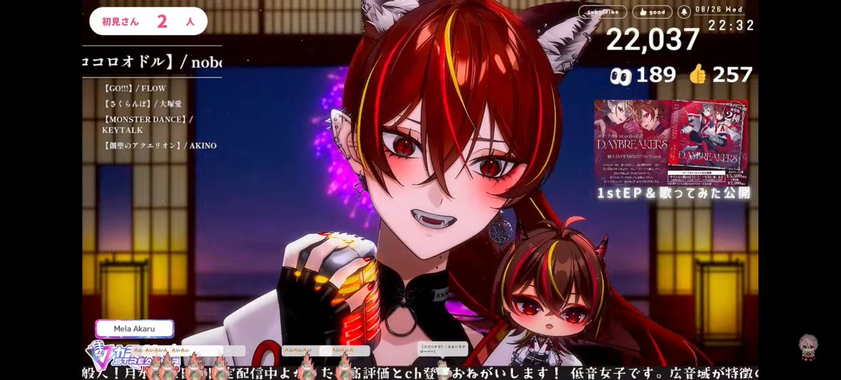 hypocrisy7070's tweet photo. 🎤歌唱中🎶
ココ☆ナツ / ももいろクローバーZ

【#歌枠 】夏フェスだ！コーレスのある曲を歌うアゲアゲ歌枠【#メラメライブ 】 https://t.co/i3TipkRusg https://t.co/ngOza8PISt