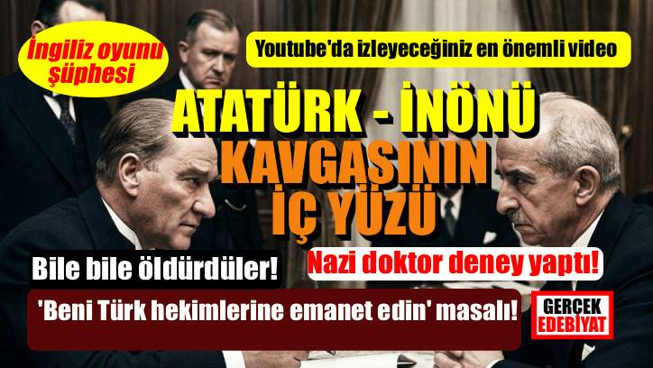gercekedebiyata's tweet photo. Atatürk İnönü çatışması yeni bir boyuta taşındı
Yazar Kaan Arslanoğlu'nun youtube kanalı 'insanbu'da yayımladığı Atatürk İnönü çatışması ve Atatürk'ün öldürülüşü videosu İnönü ve zamanın CHP bürokrasisine ciddi suçlamalar getiriyor.
https://t.co/tS4myMB64J https://t.co/g11BaQLbdx