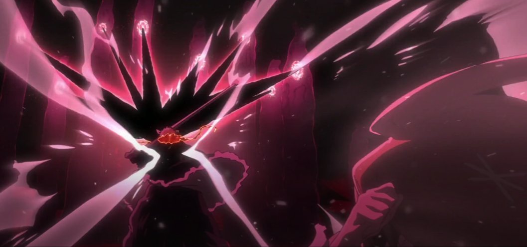 Darkstone237's tweet photo. Ichigo qui protège Horihime en bankai https://t.co/c9YIXH6r20