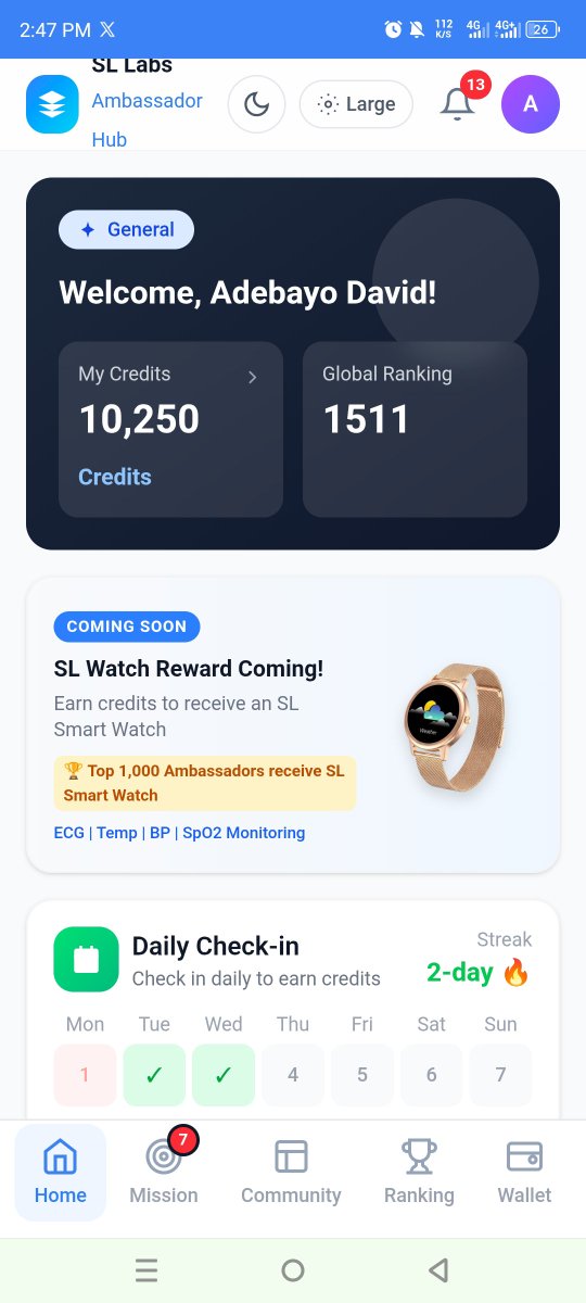 JITIntel's tweet photo. New alpha!
$900k airdrop.
Check it out!
TGE: Q1

https://t.co/Wdv0GwAk1N

Referral code: SL-66C7C1

Signup with Your google email.
Click daily check in.
Scroll down to “have an invite code”
Add my code for 1k points

We are super early on this. Lock in daily!🤝

@grok https://t.co/SyZRvVeszH