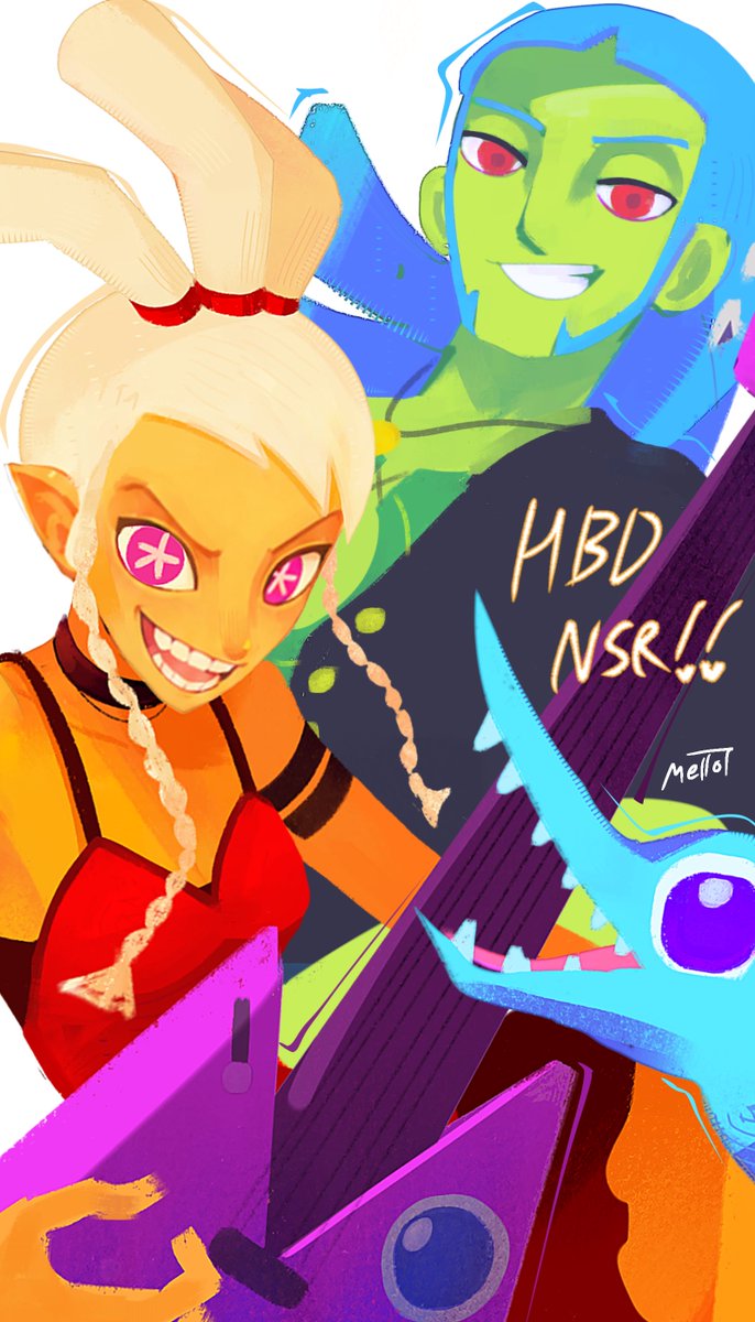 guinteresting's tweet photo. Realized it way too late, so I had to speedrun this..Happy Birthday NSR!

#NoStraightRoads https://t.co/w2rnS2WxKw