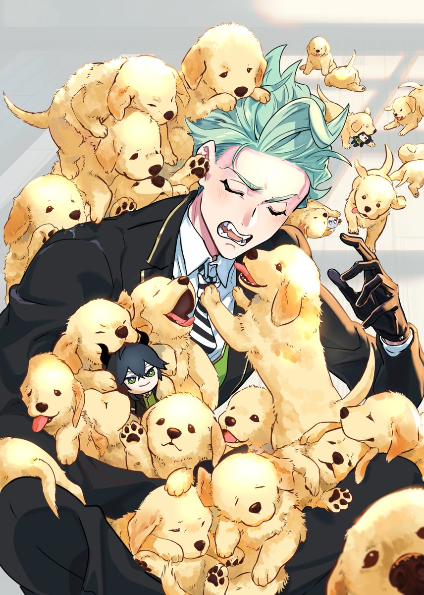 hinatsubasa0's tweet photo. 世界犬の日らしいから⚡といぬ https://t.co/cXCv0oiso8