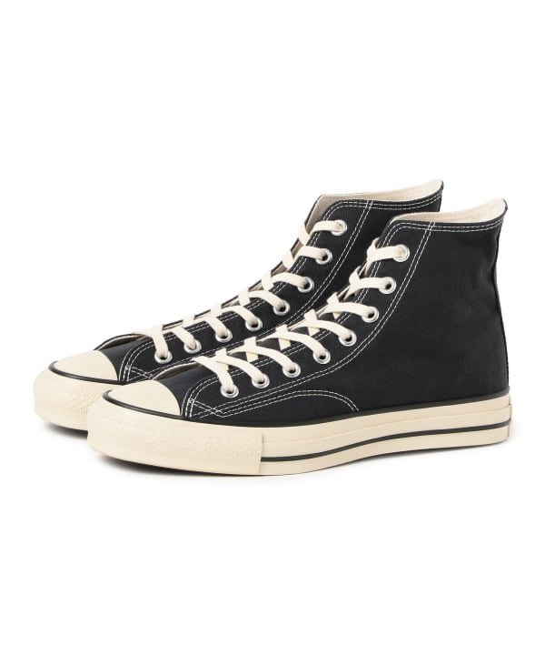 8th_month's tweet photo. 1976年当時のCONVERSE ALLSTARをモチーフにしたBEAMS50周年モデル。日本製なのはいいが、なぜBEAMSはコラボ商品の目につく場所に毎度自社の名前を入れずにいられないのか。¥25,850 https://t.co/KX5Zw8qu2v