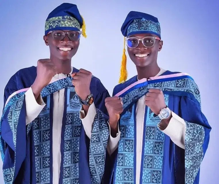 SegunGansi's tweet photo. Lagos Island twins make history at LASU with first class, best graduating feats https://t.co/R0d53ABRis