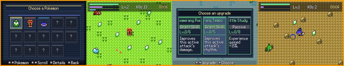 PokeFangameNews's tweet photo. Pokémon Survivor Burst is out NOW! 🦇
Features:
- Gameplay inspired by Vampire Survivor
- Available in 🇬🇧🇩🇪🇪🇸🇵🇹🇫🇷
- 20+ playable Pokémon
- In-game leaderboard
- Different modes
- Playable on Windows, Mac and Mobile

⏬ Check it out ⏬
https://t.co/s2JXs9AszO https://t.co/QhO8QB4UjR