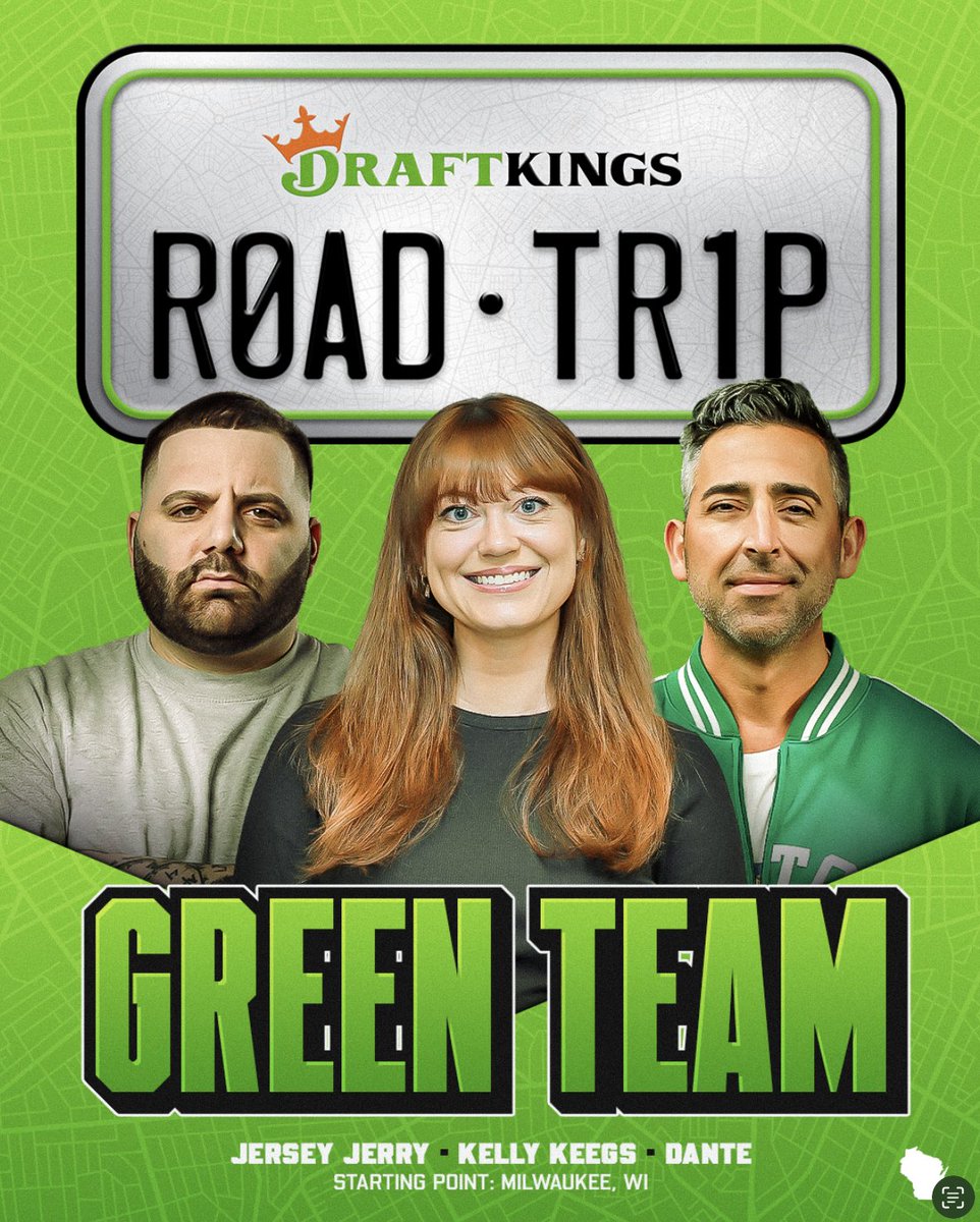 Jersey Jerry: RT @kellykeegs: What a team we've got @jerrythekid21 @primadante This is gonna be intereseting!!!!! #DKRoadTrip