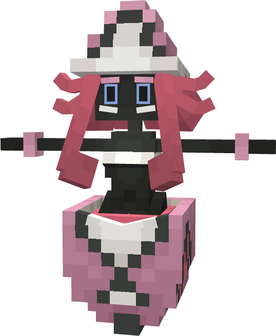 Azelf64's tweet photo. I made that one humanoid tapu Lele in Cobblemon. I also gave her a shirt variant #tapulele https://t.co/edijLD1ob2