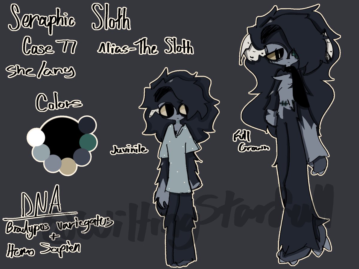 wiltingstarfall's tweet photo. I was messin around with her main gobb design, and landed on this. I might use it, I might not- 
(Different watermark cause thats my main one lol)

#gartenofbanban #gobb #gartenofbanbanoc https://t.co/6CQRdUaBBn