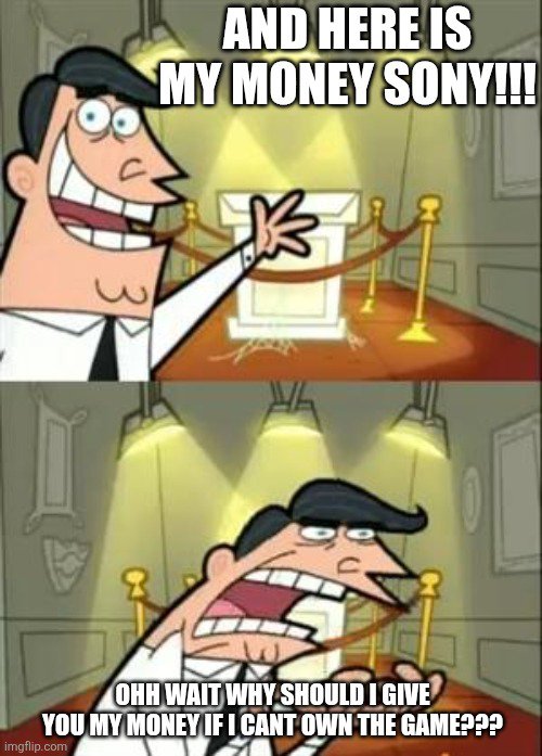 DarkChaoStar's tweet photo. @PlayStationUK Sony...you probally dont read it...but If you want to Go all digital then the only Option is to let us 100% own the Games Like Steam because thats the only way so you make more Playstation Gamer Accept digital only.... https://t.co/6ow6JpYJH3
