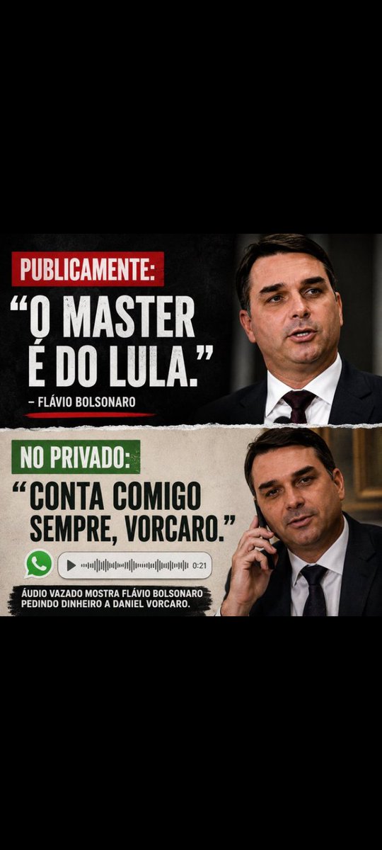 TRodsanfi's tweet photo. @FlavioBolsonaro @Alfredogaspar_ Alô PF ! Acho sensato já pedirem a apreensão dos passaportes do #tariflavio, certamente que ele não vai querer cumprir a promessa que fez ao Vorcaro, bandido bom é bandido preso . https://t.co/aUaWdvKqKy