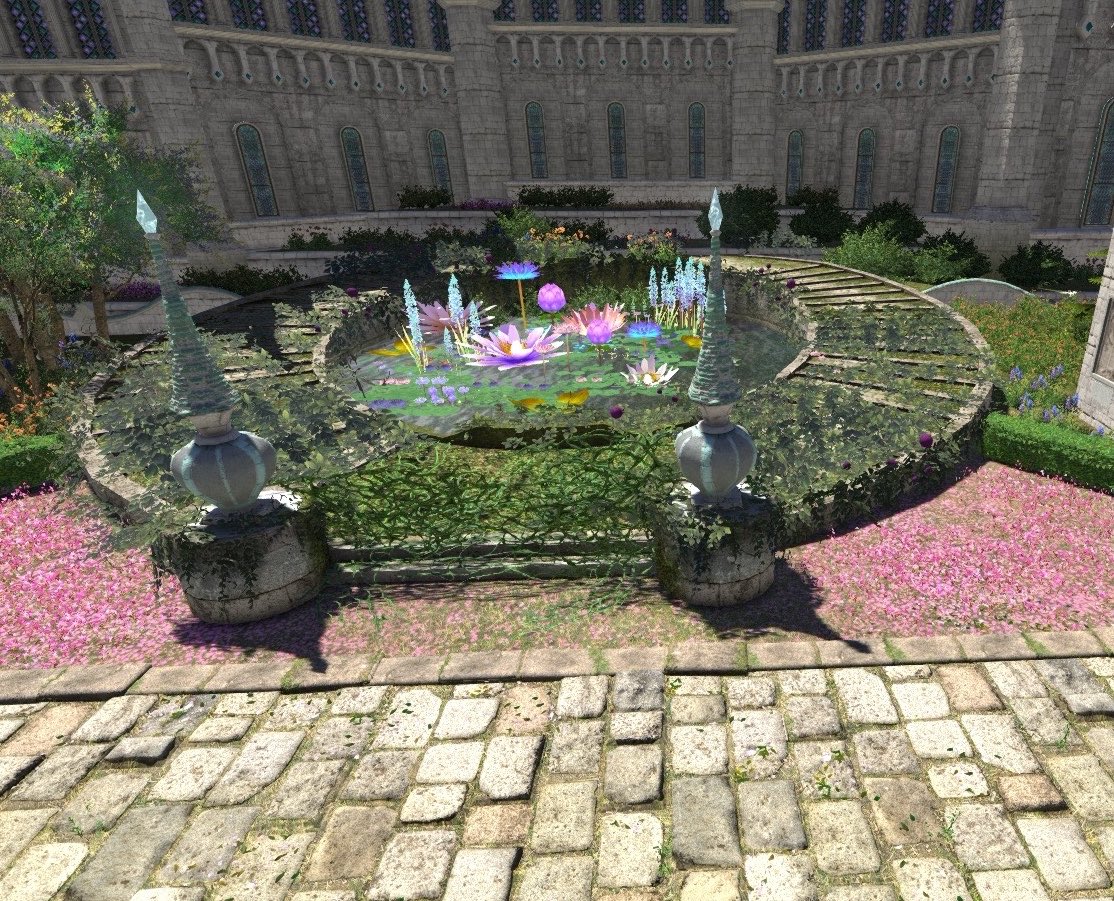 ff14_Chestnut's tweet photo. ピルトラ進捗

階段の池みたいなのこれが限界だった

横マップ上7部屋完成(外観はまだ) https://t.co/35JMbJZC6S