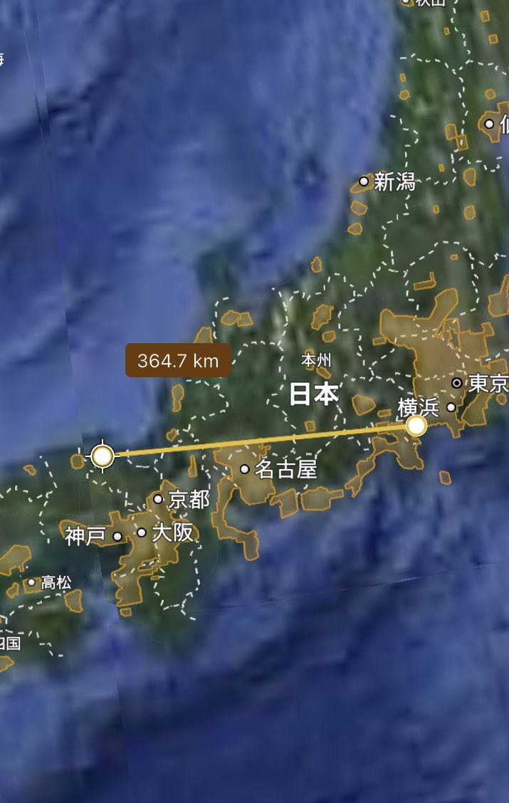 Yost2081408's tweet photo. これ、震源から約350km以上離れた京都府の方でも震度5を観測してて、いかに関東大震災がやばい地震だったかがわかる。 https://t.co/U75PrmpoS5