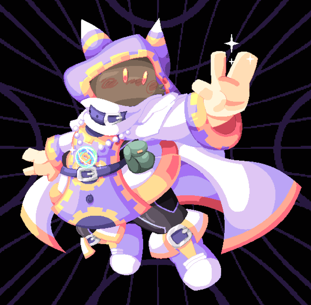 VenXev's tweet photo. Magolor !! 💙💛

design by @Gubsygoo https://t.co/CfbRvKLbri