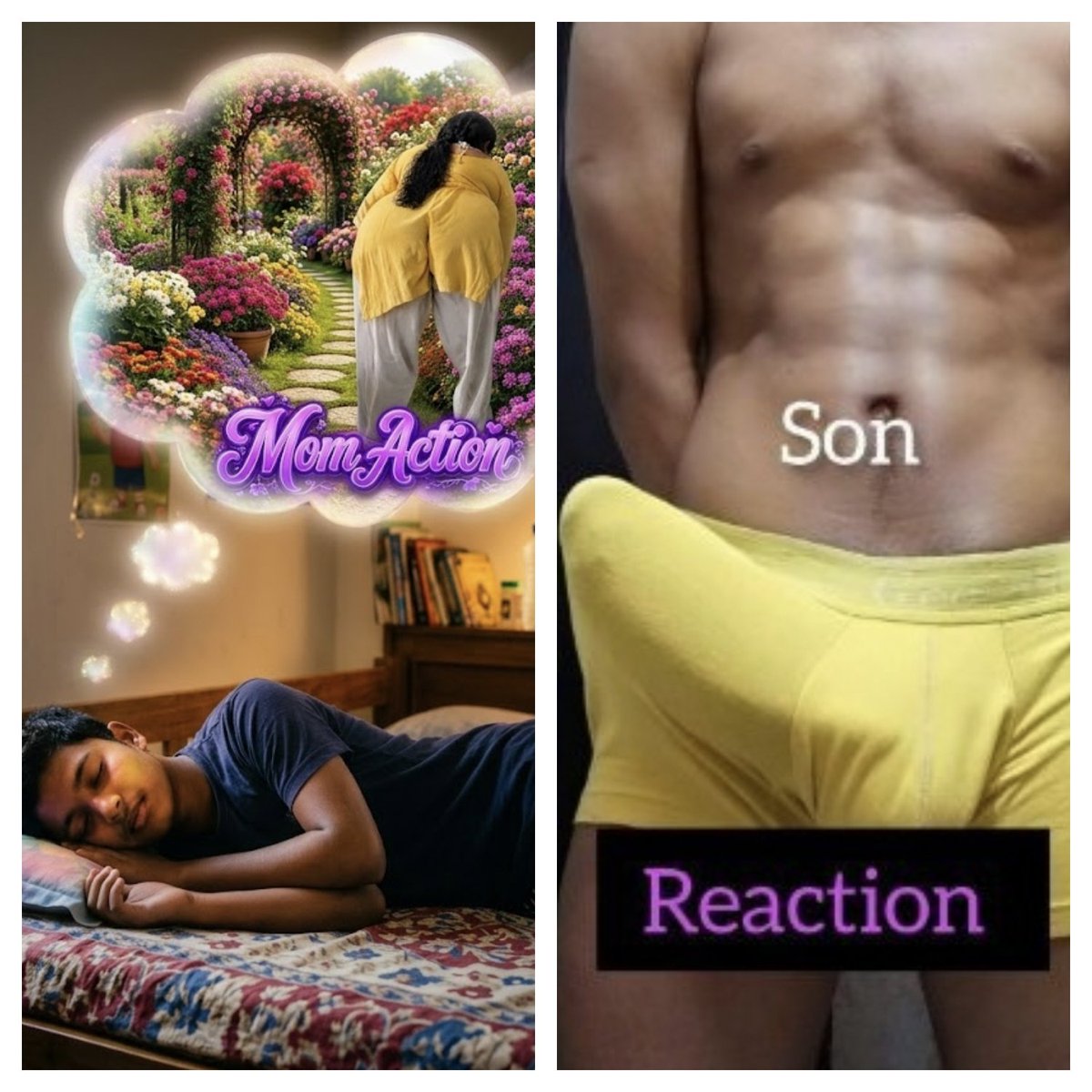 supermom43age's tweet photo. Mom Action/ son Reaction 

Do you agree 👍 then inbox https://t.co/R9VDZhbSjW
