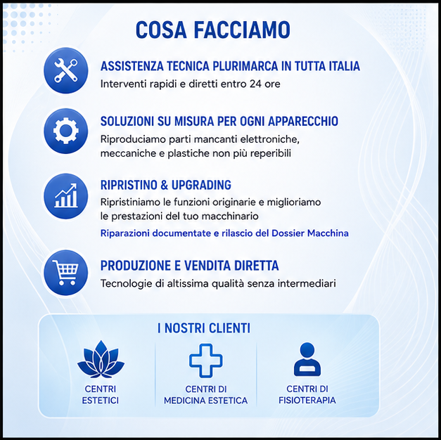 pfmpaganofranco's tweet photo. Innova il tuo centro con le tecnologie PFM

✨ Vendita diretta senza intermediari 
🛠️ Assistenza tecnica in tutta Italia entro 24h 
🗓️ Finanziamenti con 1ª rata a 90 giorni!

Info: 380 3631163 | https://t.co/t7AvKbSk7s

#pfmdipaganofranco #elettromedicali #esteticaavanzata https://t.co/rw1n2p0zwP