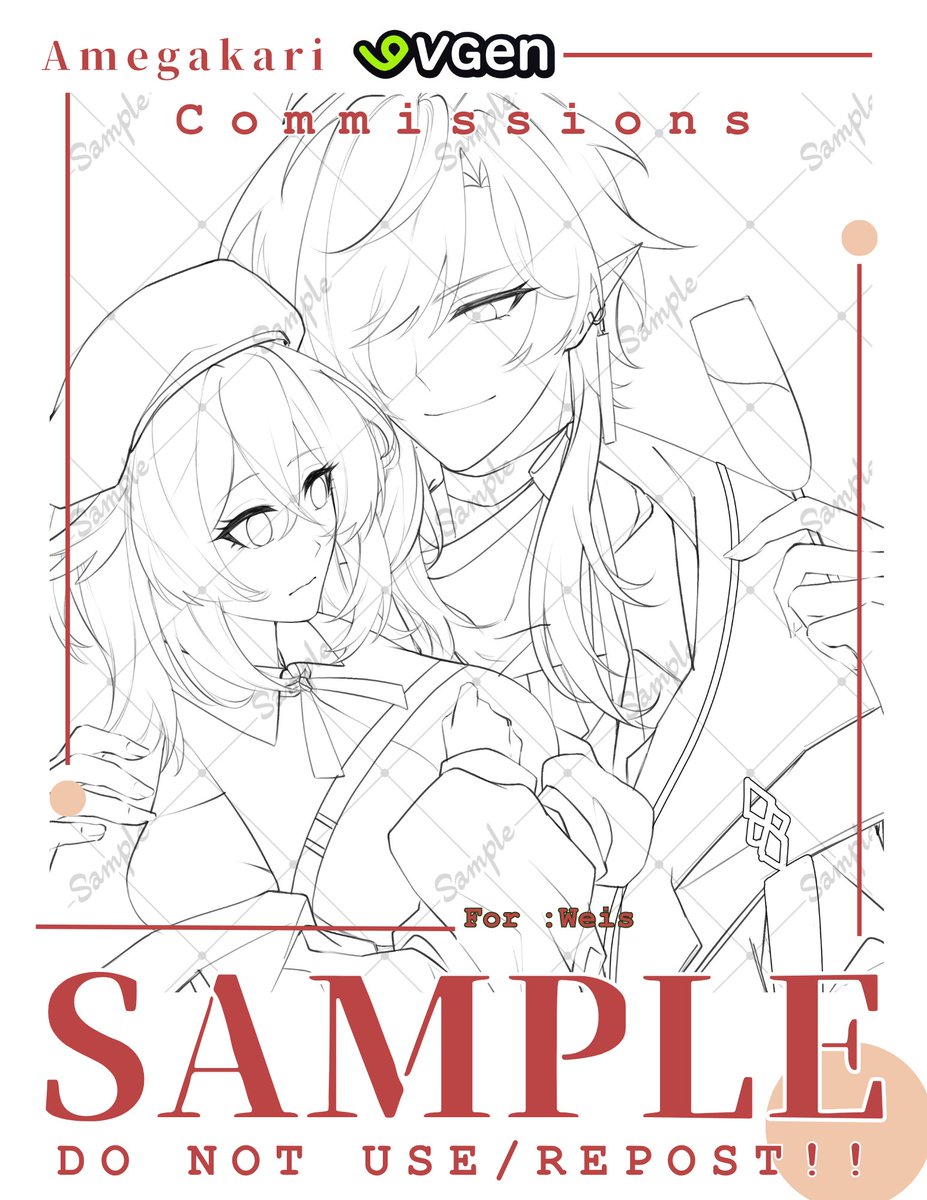 AmegaKari_'s tweet photo. • #AmegaComs
Sketch Couple Bust Up Comms Result!  
Thank you for you Patronage! ✨

https://t.co/VD1TAb1rJs

#VGencommission #VGenComm #VGen #Commission #Commissionopen #Commissionart #artmoots https://t.co/U22K5Aoh1k