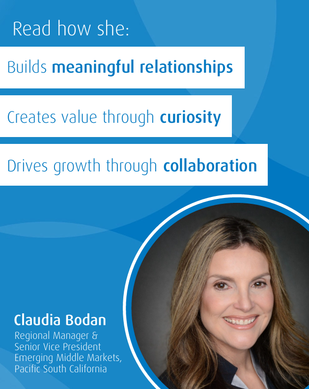 BMO's tweet photo. Meet Claudia Bodan, Regional Manager &amp; Senior Vice President, Emerging MIddle Markets as she shares her perspective on what makes BMO a great place to build a career in Commercial Banking: https://t.co/tf2zjVG04X 

#BMOCareers https://t.co/EgeGbmniLH