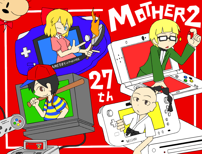 kaduki1290's tweet photo. #MOTHER2_32nd 
#MOTHER2_32周年
ちょいといろいろあって間に合わなそうなので
過去絵で失敬……！

遅刻はすると思いますが後で出したい https://t.co/WocAi7x3R1