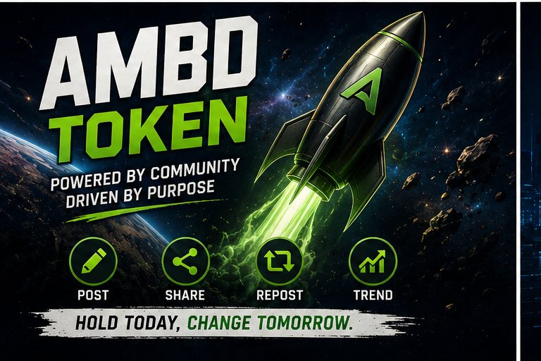 ApostleAbah's tweet photo. $AMBD TOKEN is more than a chart  it’s a community movement.
Strong communities create strong narratives, and AMBD is getting louder every day.
Stay consistent. Stay focused. Keep spreading the word.
The next chapter could be BIG.

@AsiyaRoja

#AMBD #CryptoCommunity #BNBChain https://t.co/JpGE1BjVlX