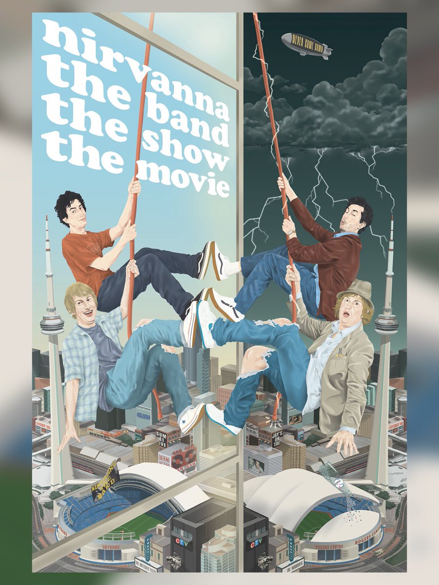 layered_butter's tweet photo. NIRVANNA THE BAND THE SHOW THE MOVIE by Nick Low.

Nearly two decades of Matt Johnson, Jay McCarroll and Toronto collapsed into one impossible image.

Regular edition of 500.
Supercharged foil variant of 250.

Presale opens Aug. 27 at 12 PM ET via https://t.co/8vrvgR7tmo. https://t.co/PjWelL8TtH