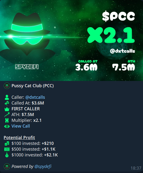 dxttools's tweet photo. $PCC just tagged $7.5M ATH. TG got this at $3.6M 🐱

That's a clean 2x while the timeline was still figuring out what the Pussy Cat Club is.

Where it stands right now:

→ new all-time high at $7.5M, currently holding $7.1M
→ +96% in 24 hours, and +32% in the last HOUR alone
→ $2.3M volume, 10,100 txns, 1,129 traders
→ $315K liquidity, LP locked, Go+ and Quick Intel both clean
→ pair is barely 36 hours old

The thesis is simple: Robinhood chain runs on cats. $CASHCAT proved it with a $220M run. The chain never stopped rewarding the cat meta, and PCC is the newest member of that club.

Fitting, since the whole brand is "members only."

CT is just now waking up to it. One trader called it at $219K, that's 32x ago.

Momentum is accelerating, not cooling. But liquidity is $315K against a $7M cap, so play it like the fast game it is 🫡
