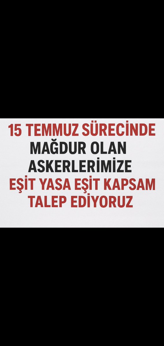 Atyyldrm's tweet photo. #15TemmuzunMağdurAskerleri ne özgürlük istiyoruz syn @nowhaber @halktvcomtr @szctelevizyonu @ankahabera @CBbestepecanli @AkPartiGrubu @MhpTbmmGrubu @NumanKurtulmus  @fatihaltayli @fatihportakal @Deniz_Zeyrek @MDervisogluTR @Tv5 @eczozgurozel @konusmasanati @GulecyuzKa1102 @fethi1 https://t.co/qu8KJ4Z8Gj