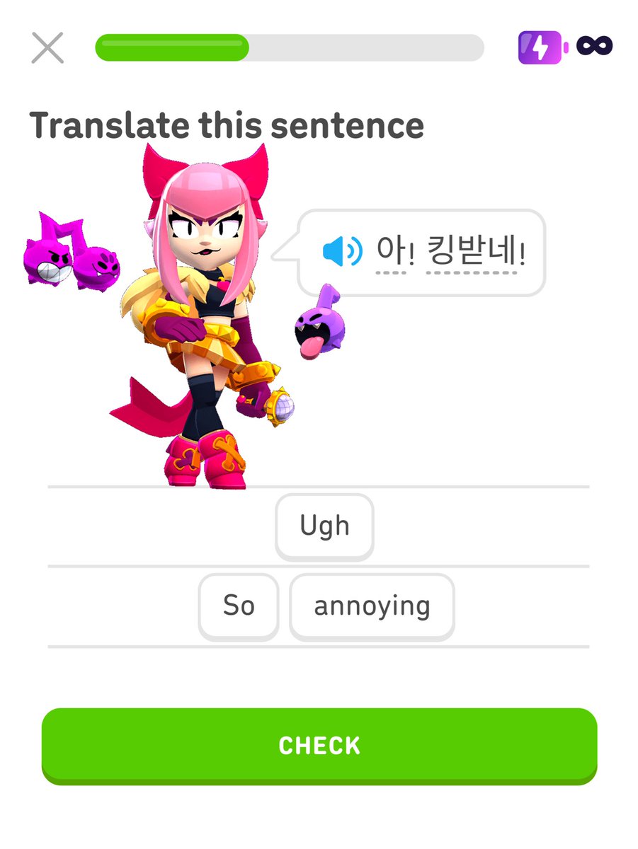 duolingo's tweet photo. i only main multilingual brawlers (and Edgar) @BrawlStars https://t.co/51zQVbM4QM