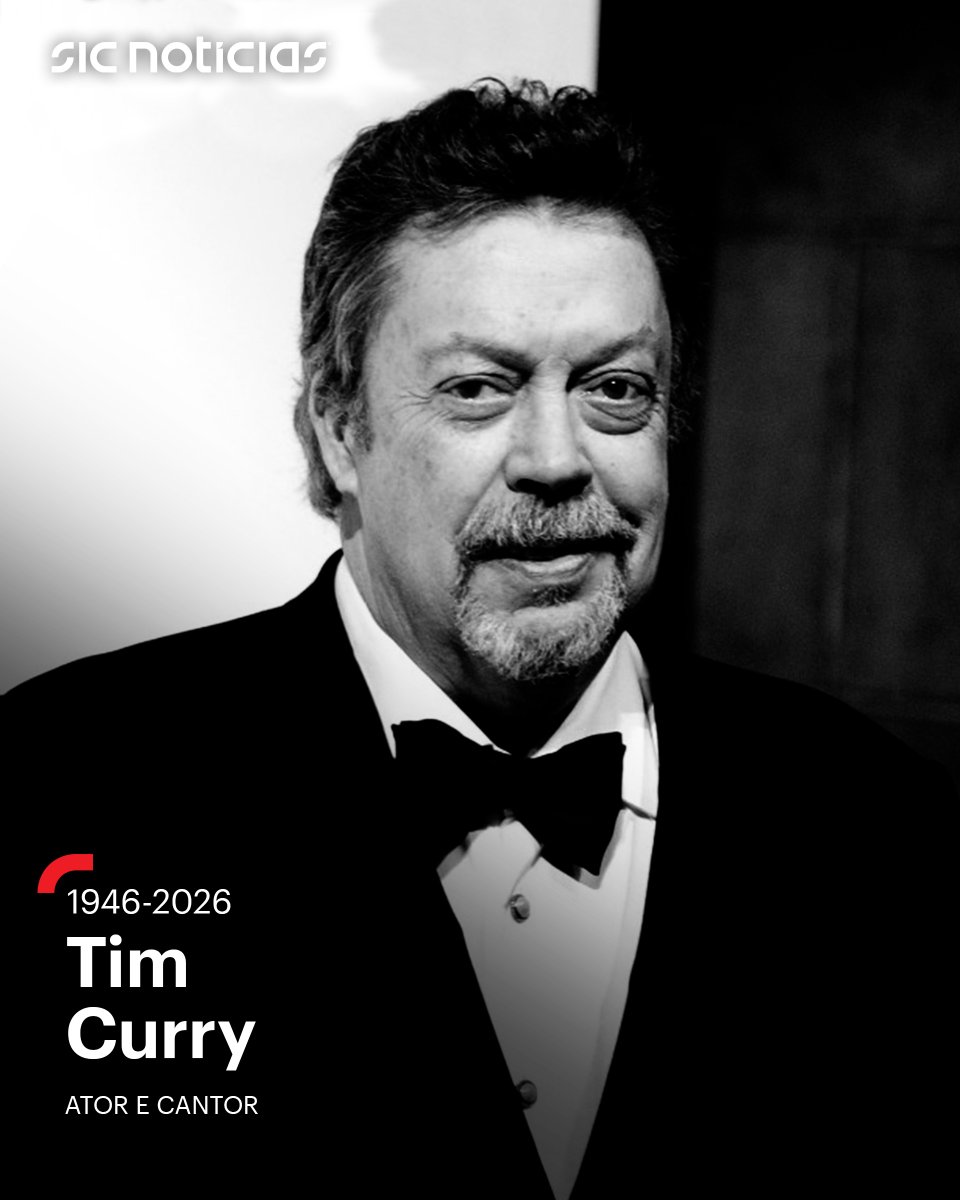 SICNoticias's tweet photo. Morreu o ator e cantor britânico Tim Curry, aos 80 anos, conhecido pelos seus papéis nos filmes "The Rocky Horror Picture Show", "Annie", "Sozinho em Casa 2" e "It".
Saiba mais em: https://t.co/NkaAFhs1Z8
#timcurry #ator #cantor #cultura #sozinhoemcasa #hoemalone #filme #news #sicnoticias