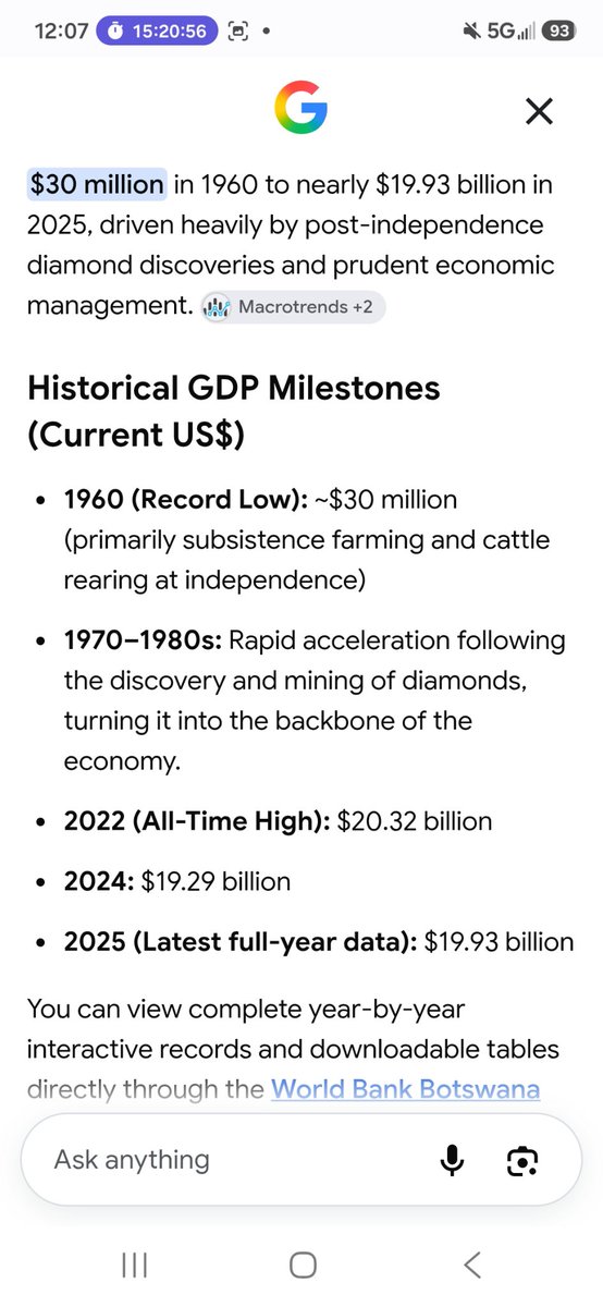 wil_da_beast630's tweet photo. One of the weirder narratives out there is that Africa "collapsed after the white man left" - we hear constantly about, specifically, Rhodesia. 

This simply is not generally true. Nigeria's GDP, for example, went from $4B to $270B since the 1960s. Kenya's went from $.8B to $135B. Botswana's from $30 million to $20 billion.

Etc, etc. You can debate whether some countries would be richer had the Brits stayed, but it's just crazy to claim that a lawyer in modern Lagos would look in awe at the old Rhodesian capital.