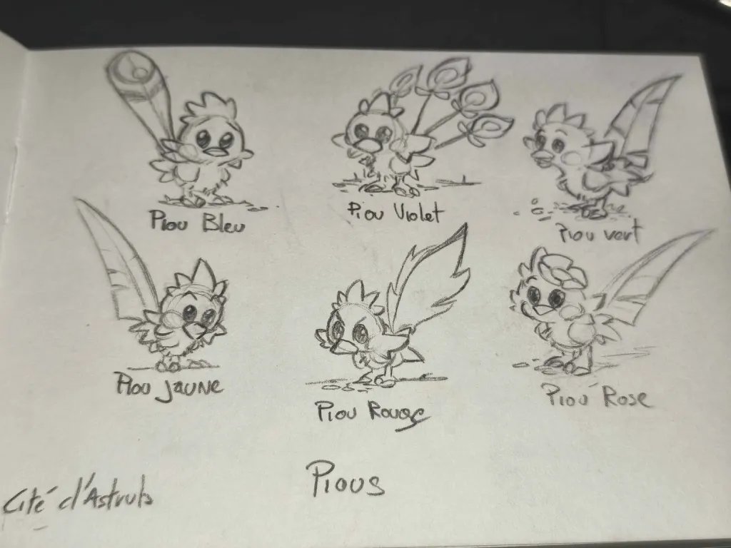 Capi974's tweet photo. Je viens de me rappeler que j'ai un Sketchbook bestiaire de Dofus. A chaque fois que j'y retourne je me fais un safari et je dessines les mobs que j'y croise https://t.co/oFWUQzUyQd