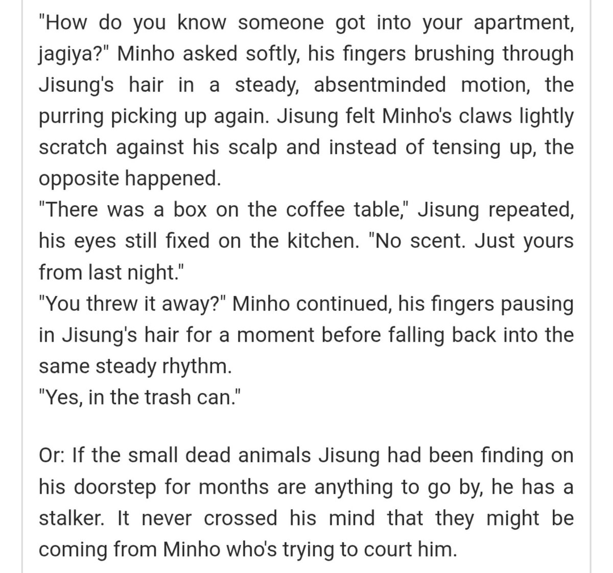 cruelbbh's tweet photo. ♡ Sedated 
♡ mnsung
♡ explicit
♡ black panther hybrid mnh, squirrel hybrid jsng, pred/prey, strangers to friends to lovers, soft stalker mnh

♡ 24, 283 words, 1/1 

♡ link and tags below https://t.co/76EzdXpjeJ