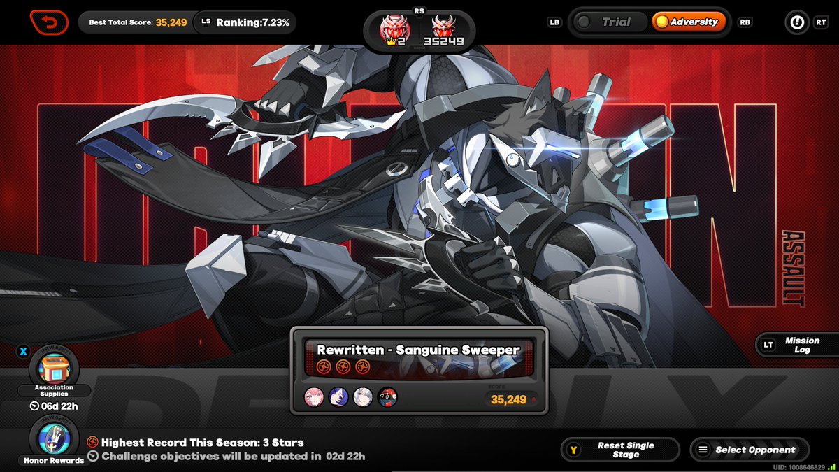 ToanEnadiz's tweet photo. This was significantly easier than the last hard mode boss. I assume it was partly due to the time I had already spent learning the team last boss with the fact that the ZZZ devs were trying to shill Sigrid so Promeia got an indirect buff for an ice weak boss. https://t.co/4ZmCrs0Urz